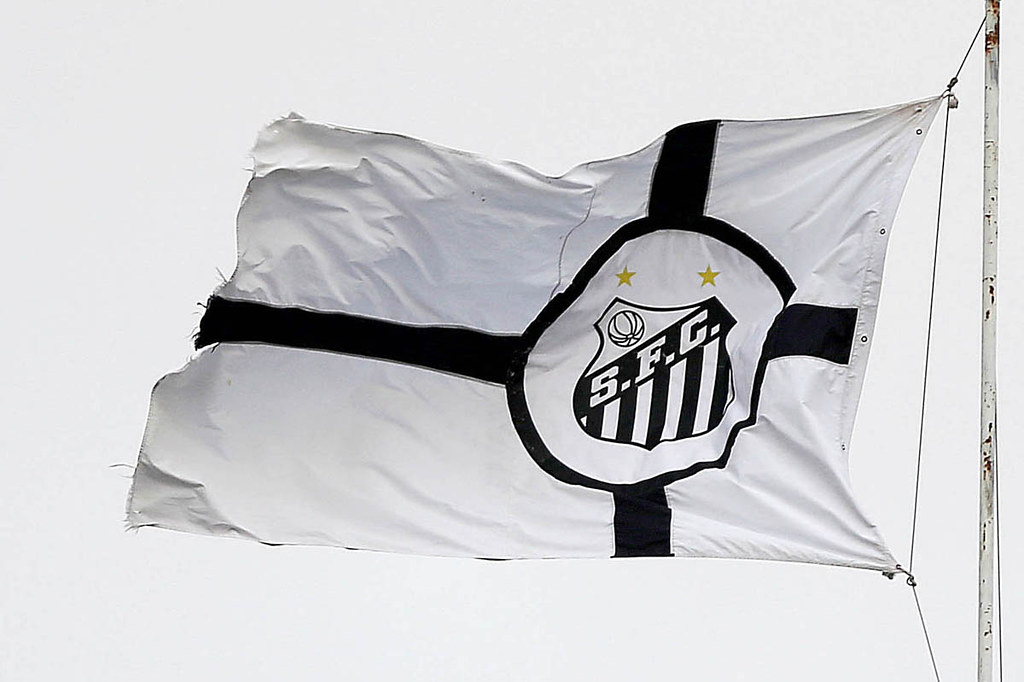 bandeira do Santos Imagem com bandeira do Santos
