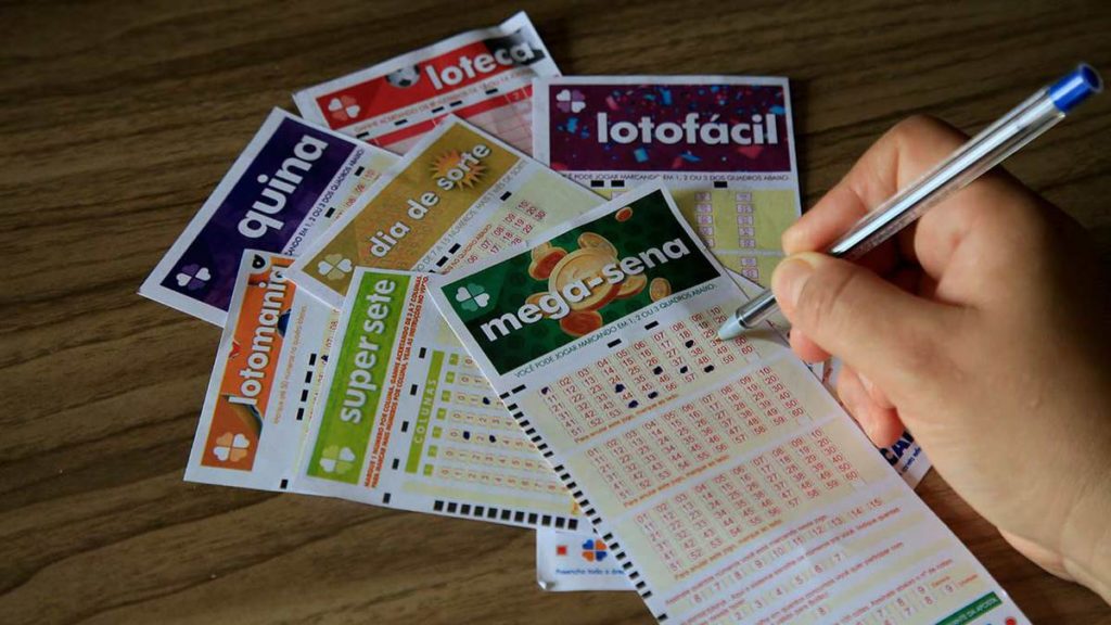 bilhetes da loteria Imagem com bilhetes da loteria