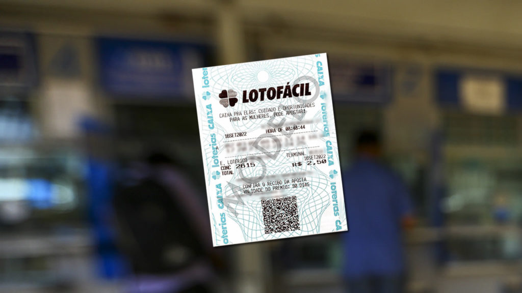 QR Code loteria Imagem com QR Code loteria