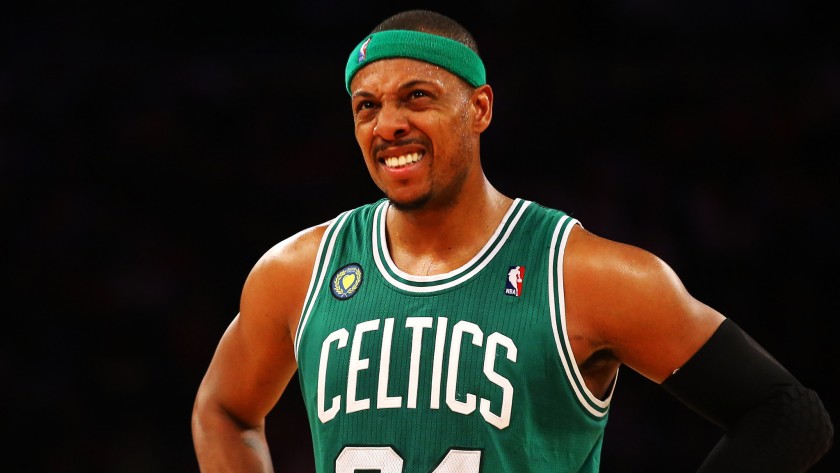 PAUL PIERCE Imagem PAUL PIERCE LEVOU 11 FACADAS E MESMO ASSIM JOGOU A TEMPORADA INTEIRA