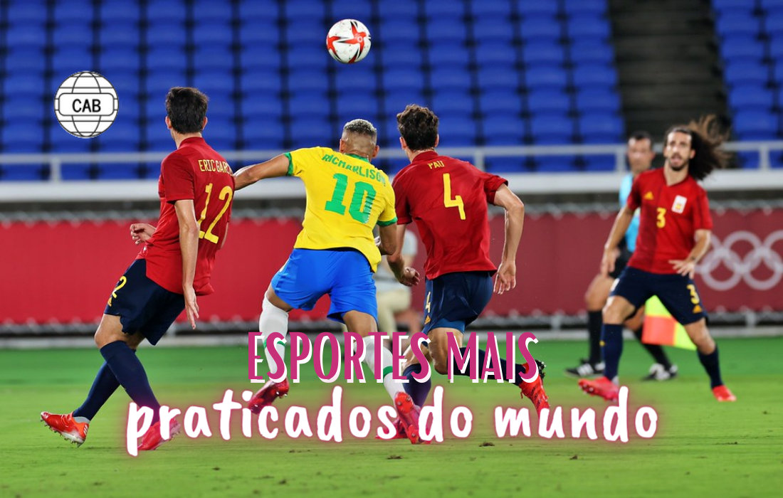 esportes mais praticados no mundo